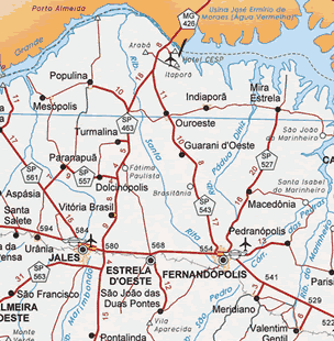 Reg03 - Mapa da Região