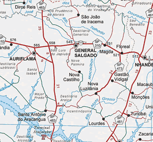Reg03 - Mapa da Região