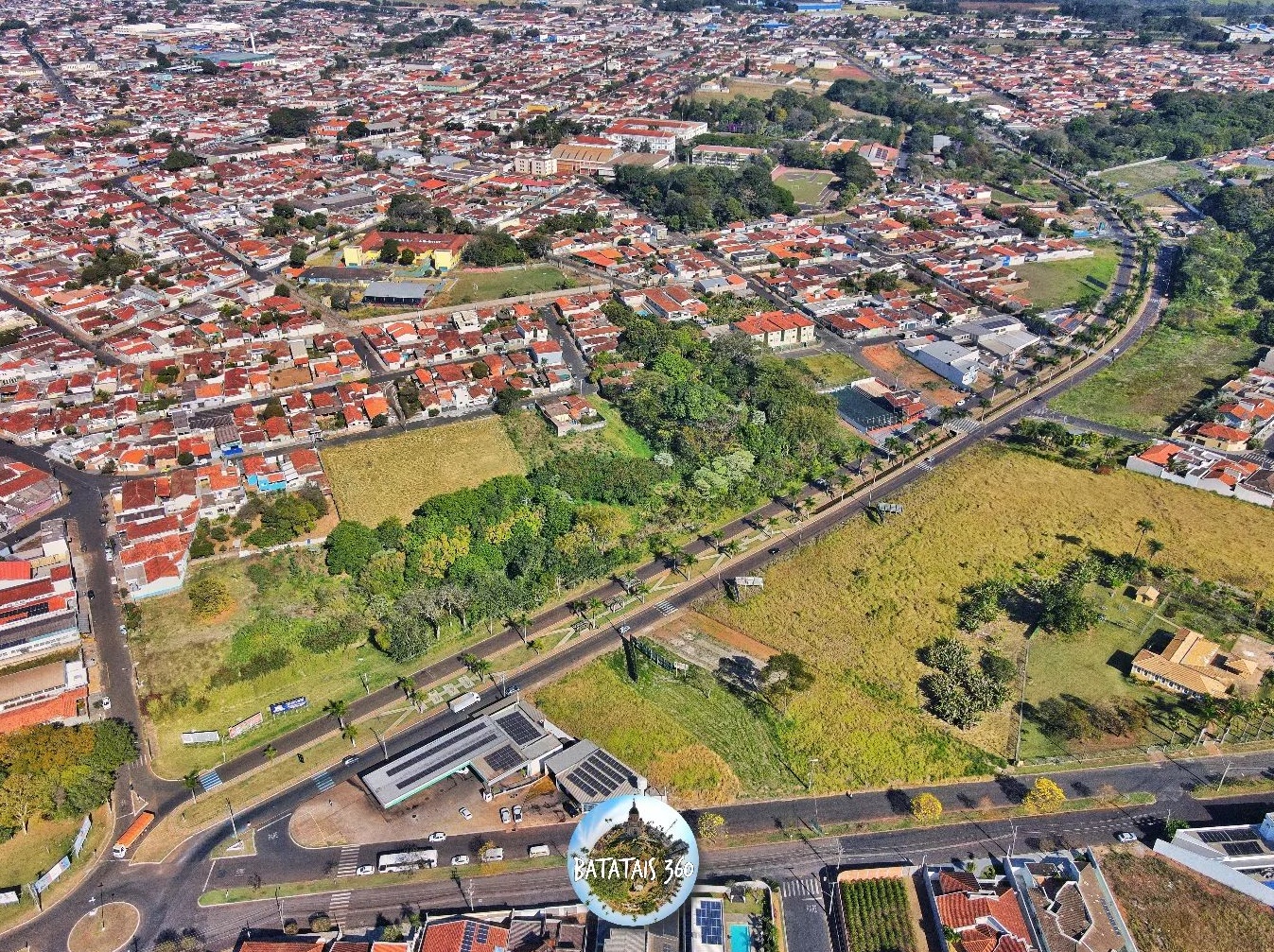 Vista da cidade de Batatais