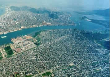 Vista de Santos
